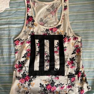 Paramore floral tank top